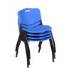 Kee Rectangle Tables > Training Tables > Kee Table & Chair Sets, 60 X 24 X 29, Wood|Metal|Plastic Top MT6024PLBPCM47BE